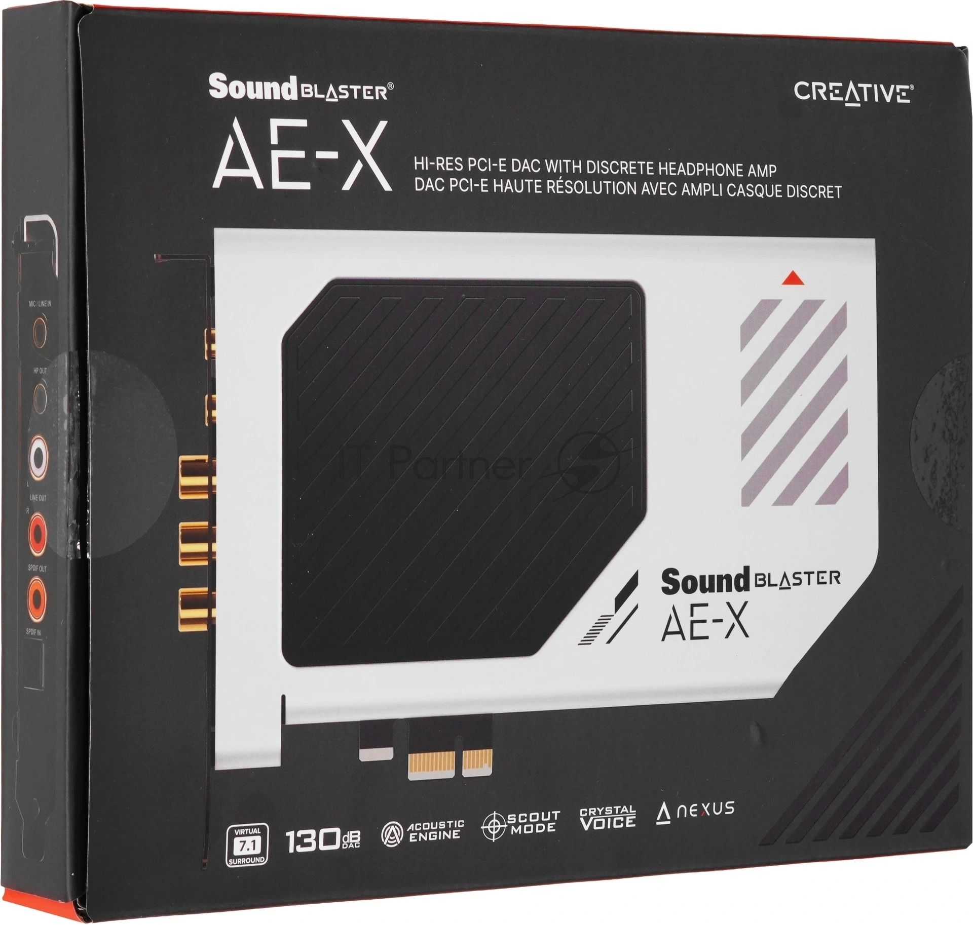 Звуковая карта Creative PCI-E Blaster AE-X 2.0 Ret