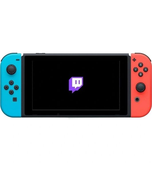 Игровая приставка Nintendo Switch OLED сине-красный