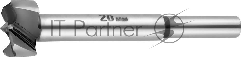 Сверло Форстнера по дереву, URAGAN 29995-20, d =20мм [29995-20]