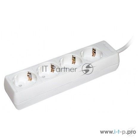 Удлинитель WYP10-16-04-03-Z-N У04 4 места 2 Р + P Е/3метра 3х1 мм2 16А/250 IEK