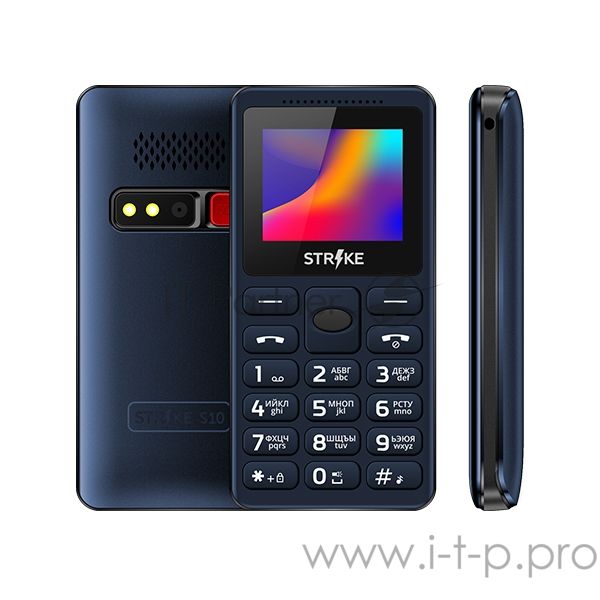 Мобильный телефон BQ Strike S10 черный SC6531E