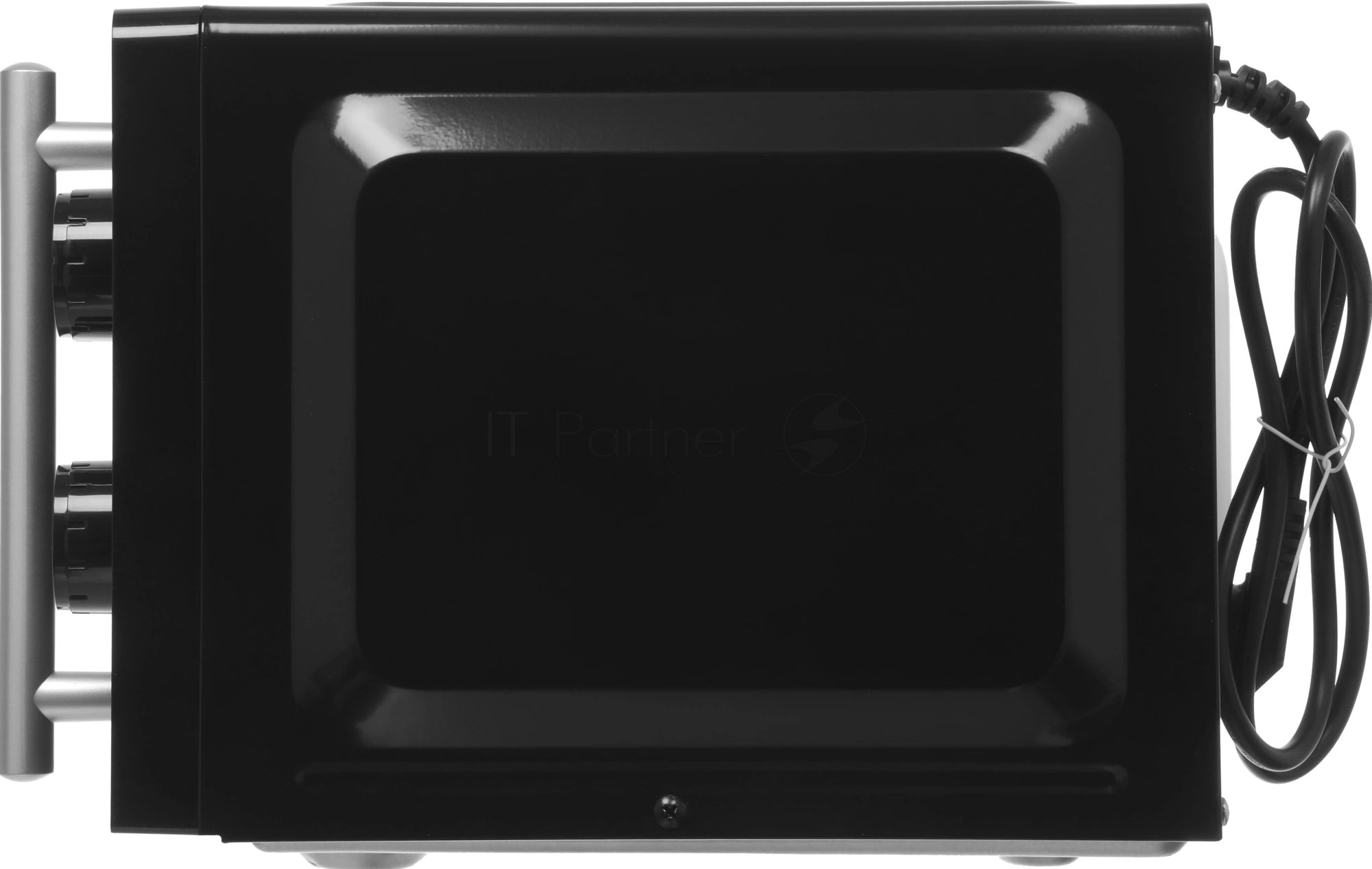 Микроволновая печь WILLZ MOS-1706MB черный, 17 л, 700 Вт, переключатели — поворотный механизм