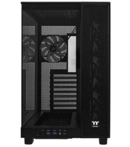 Компьютерный корпус Thermaltake View 380 XL TG ARGB черный без БП E-ATX 2x120мм 2xUSB3.0 audio bott PSU