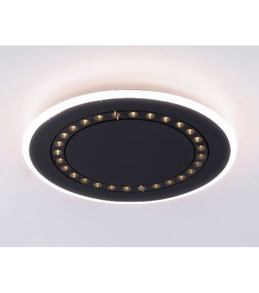 Светильник Ambrella light FL51407 BK черный 3000K/4200K/6400K 56W D485*40 (ПДУ ИК)