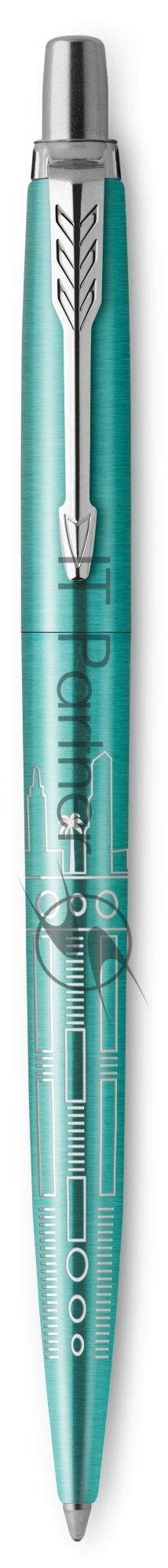Ручка шариковая Parker Jotter Miami K179 (2221602) бирюзовый M син. черн. подар.кор.