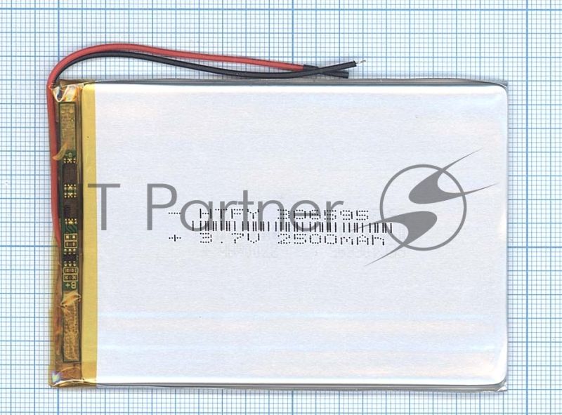 Аккумулятор Li-Pol (батарея) 3x65x95мм 2pin 3.7V/2500mAh