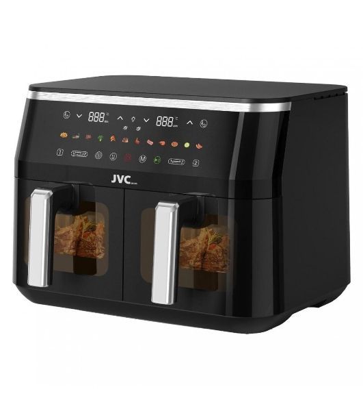 Аэрогриль JVC JK-MB110 черный, 3400 Вт, 6 л, сенсор, 12 программ