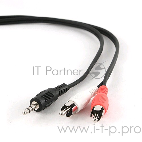 Кабель аудио Gembird/Cablexpert Jack3.5/2xRCA, 2.5м
