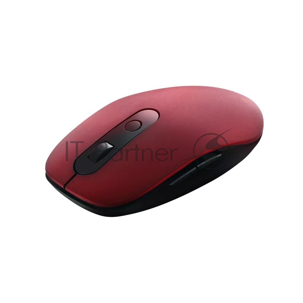 Мышь беспроводная Canyon MW-9 красный, 1600 dpi, радиоканал, Bluetooth, USB, кнопки - 6