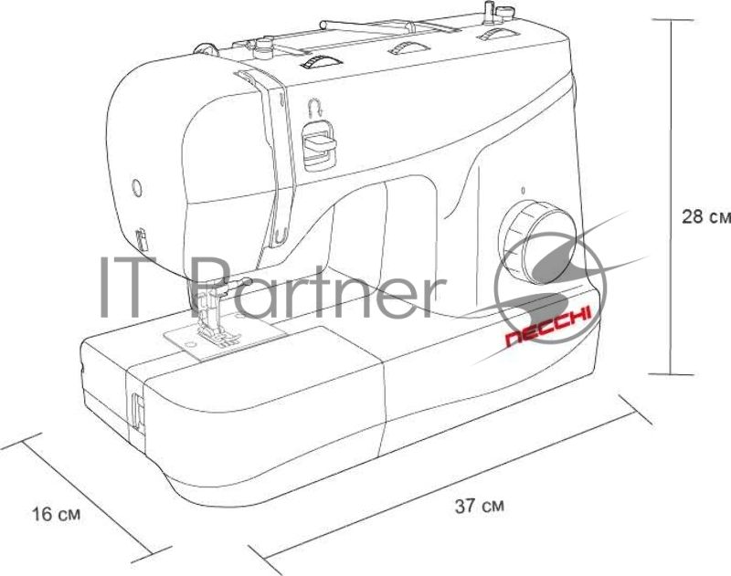 Швейная машина Necchi 4323 А белый