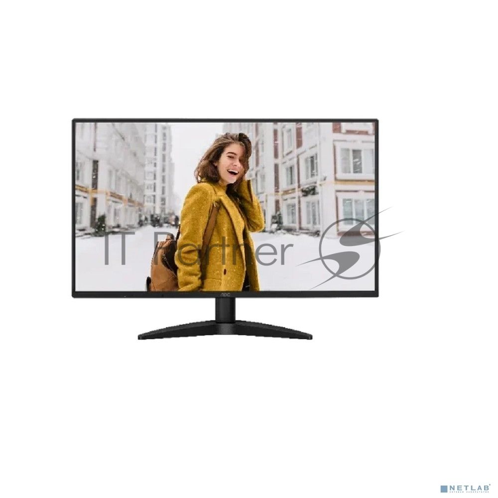 Монитор 24.5" AOC 25B36X IPS 1920x1080, 144 Гц, 0.5 мс, 16:9, 300 кд/м², HDMI, DisplayPort, HDR, Flicker Free, Low Blue Light, черный