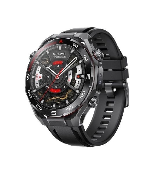 Умные часы Huawei Watch Ultimate 2 MCH-AL00, 1.5" AMOLED, Wi-Fi, Bluetooth, NFC, 20 ATM, черный / титановый