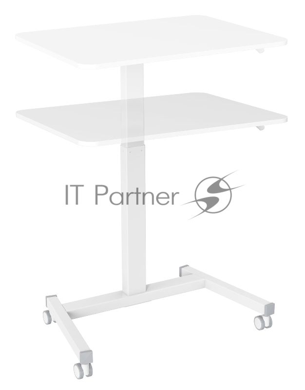 Стол для ноутбука Cactus VM-FDS102 столешница МДФ белый 80x60x122см (CS-FDS102WWT)