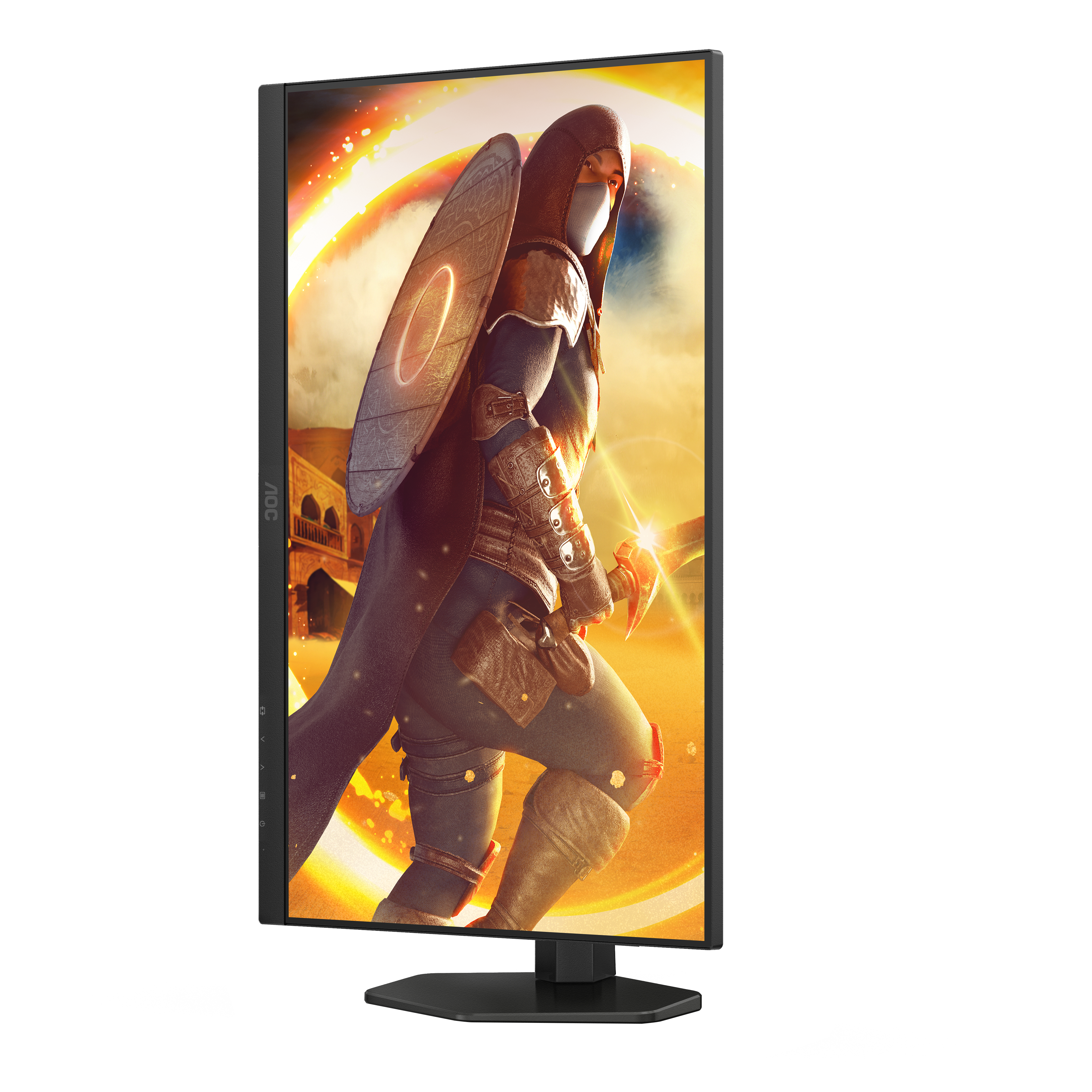 Монитор 27" AOC Q27G4XF Fast IPS 2560x1440, 180 Гц, 0.5 мс, 16:9, 300 кд/м², HDMI 2.0, DP 1.4, 3.5 Jack, HDR10, Adaptive-Sync, черный