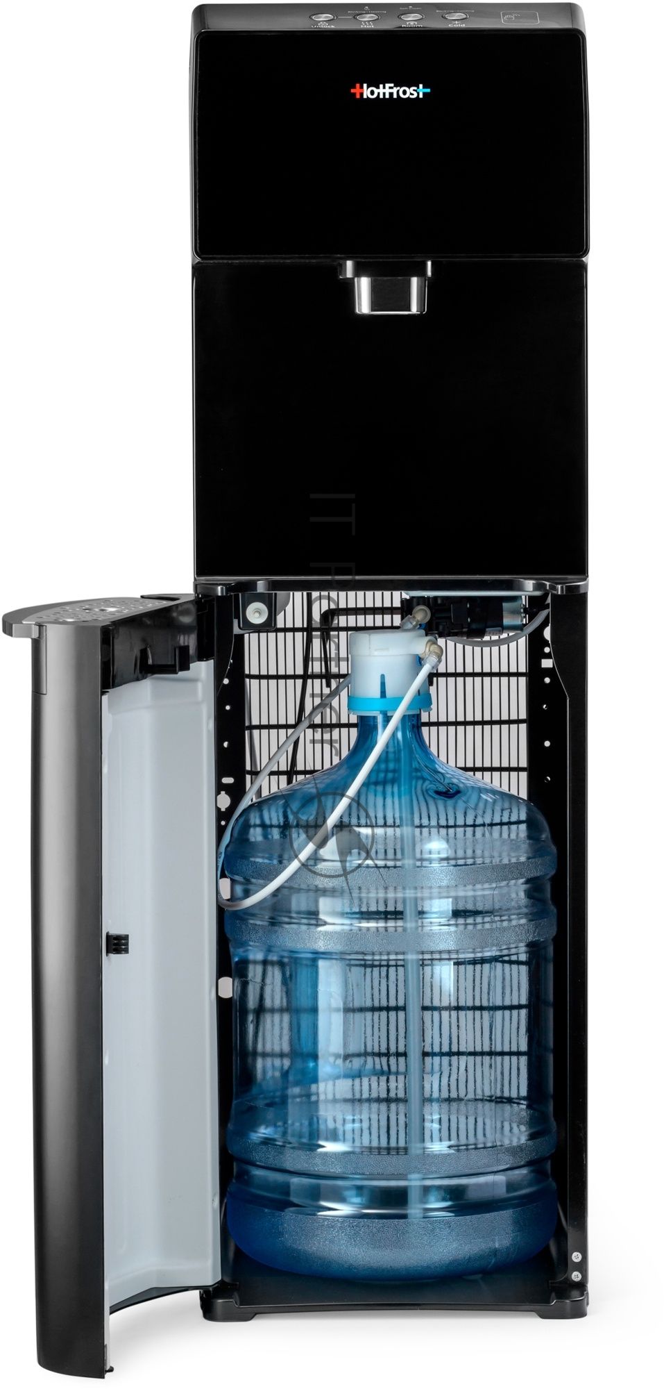 Кулер для воды Hotfrost V450 AMI, нижняя загрузка, нагрев 90 °С, охлаждение 10 °С, черный