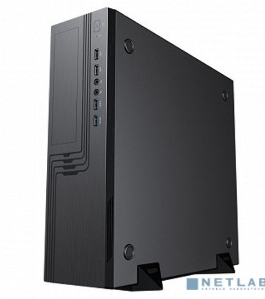 Компьютерный корпус Slim Case Powerman EL555 черный PM-300ATX 2хUSB 3.0+2хUSB 2.0,HD,Audio mATX, miniATX