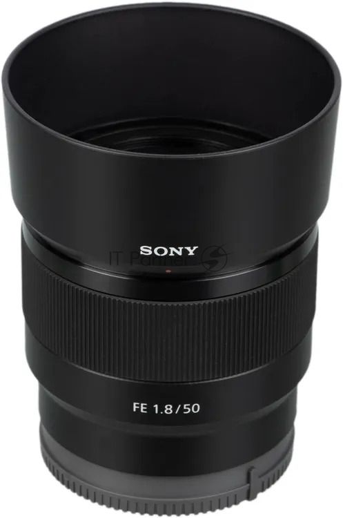 Объектив Sony SEL50F18F.SYX, 50 мм, f/1.8, фикс-объектив, компактный светосильный стандартный объектив с асферическим элементом, Sony E (FE), черный