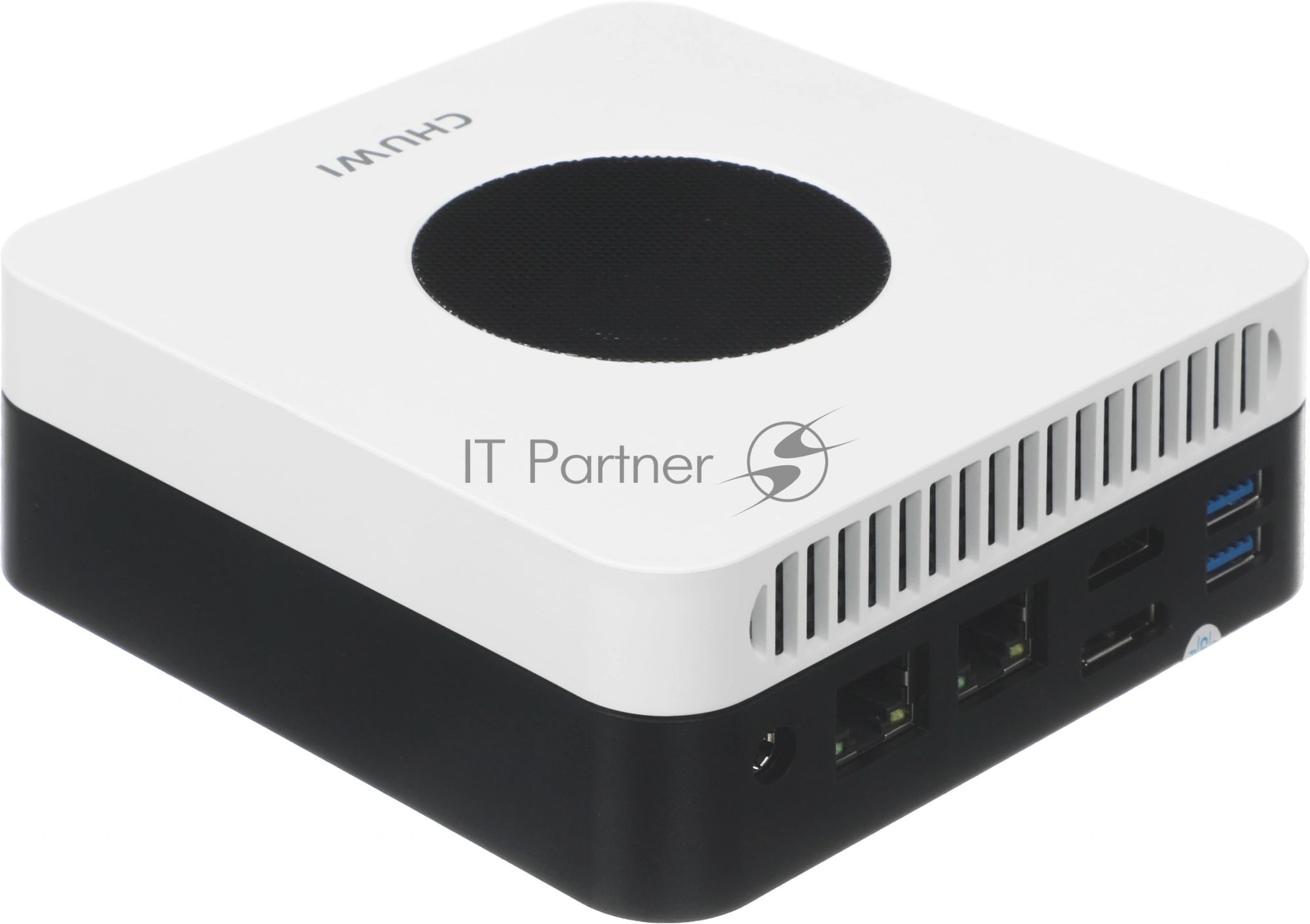 Неттоп Chuwi LarkBox X i3 1220P (1.5) 8Gb SSD256Gb UHDG Windows 11 Pro GbitEth WiFi BT 90W черный/белый