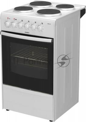 Плита электрическая Darina 1B EM 341 406 W белый/черный, конфорок 4 шт, духовка 50 л, 50 см x 85 см x 56 см