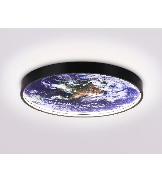 Настенно-потолочный светодиодный светильник Ambrella light FW11133 BK черный 25W LED 3000-6400K D400*38