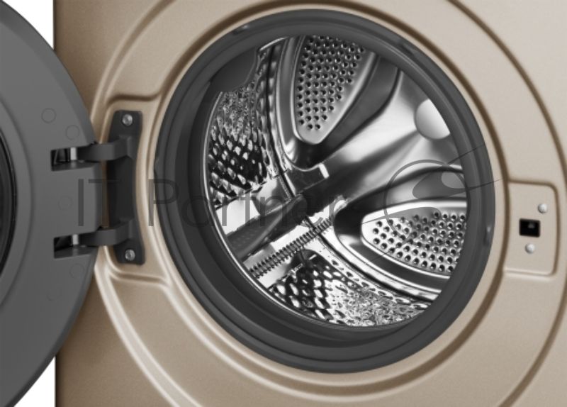 Стиральная машина Weissgauff WM 59411 Direct Drive Inverter Steam Champagne золотистая, загрузка фронтальная 11кг, 1400 об/мин., класс: A+++