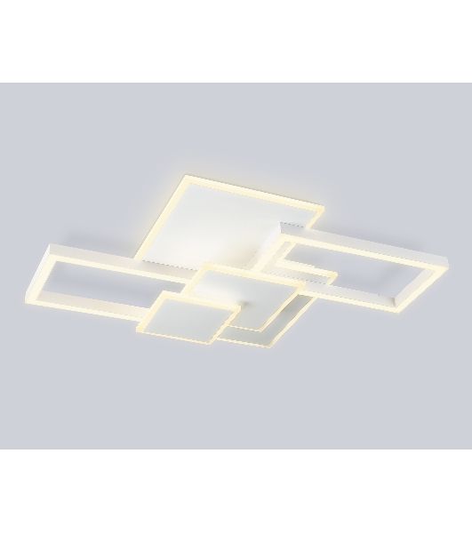 Потолочный светодиодный светильник Ambrella light FA1031/5 WH белый 95W 3000K-6400K 705*500*95 (ПДУ ИК)