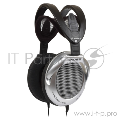 Проводные наушники Koss UR40 черный, полноразмерные, Jack 3.5 мм, складная конструкция