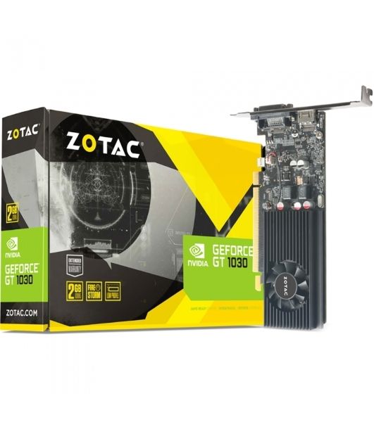 Видеокарта Zotac GT 1030 2Gb GDDR5,64bit, HDCP, HDMI/DVD-D, ZT-P10300A-10L, RTL
