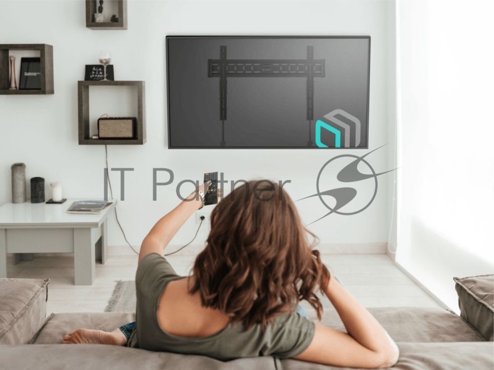 Кронштейн ONKRON TM6 для телевизора 43"-85" наклонный, черный