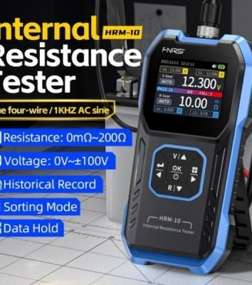Тестер внутреннего сопротивления батареи FNIRSI HRM-10