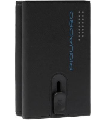 Картхолдер Piquadro Urban PP5585UB00R/NGR черный/серый, натуральная кожа Картхолдер Piquadro Urban PP5585UB00R/NGR черный/серый, натуральная кожа