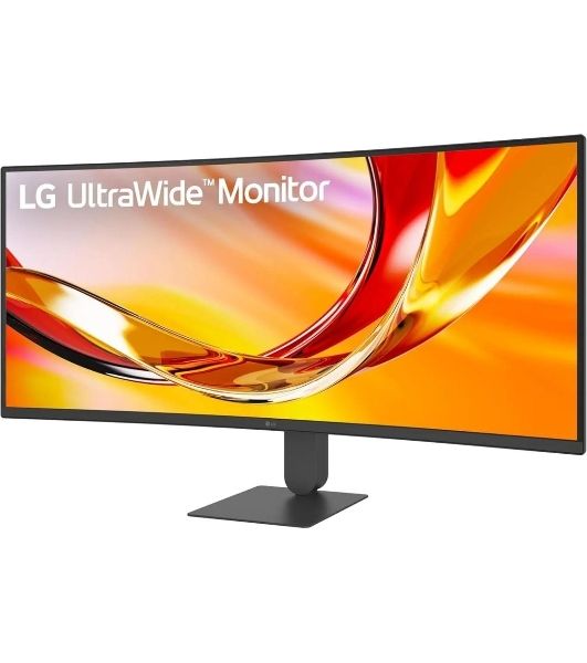 Монитор 34" LG UltraWide 34U640B-B VA 3440x1440, 144 Гц, 5 мс, 21:9, 300 кд/м², 2xHDMI 2.0, 1xDP 1.4, изогнутый экран (1800R), черный