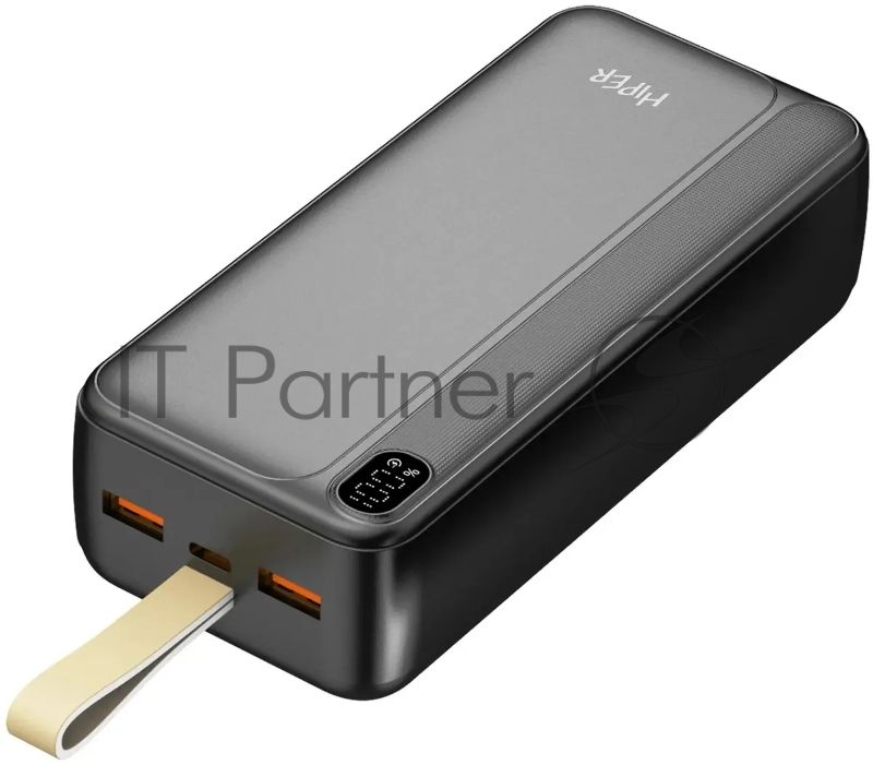 Портативный аккумулятор HIPER PRO 3XL черный (30000 мАч, быстрая зарядка)