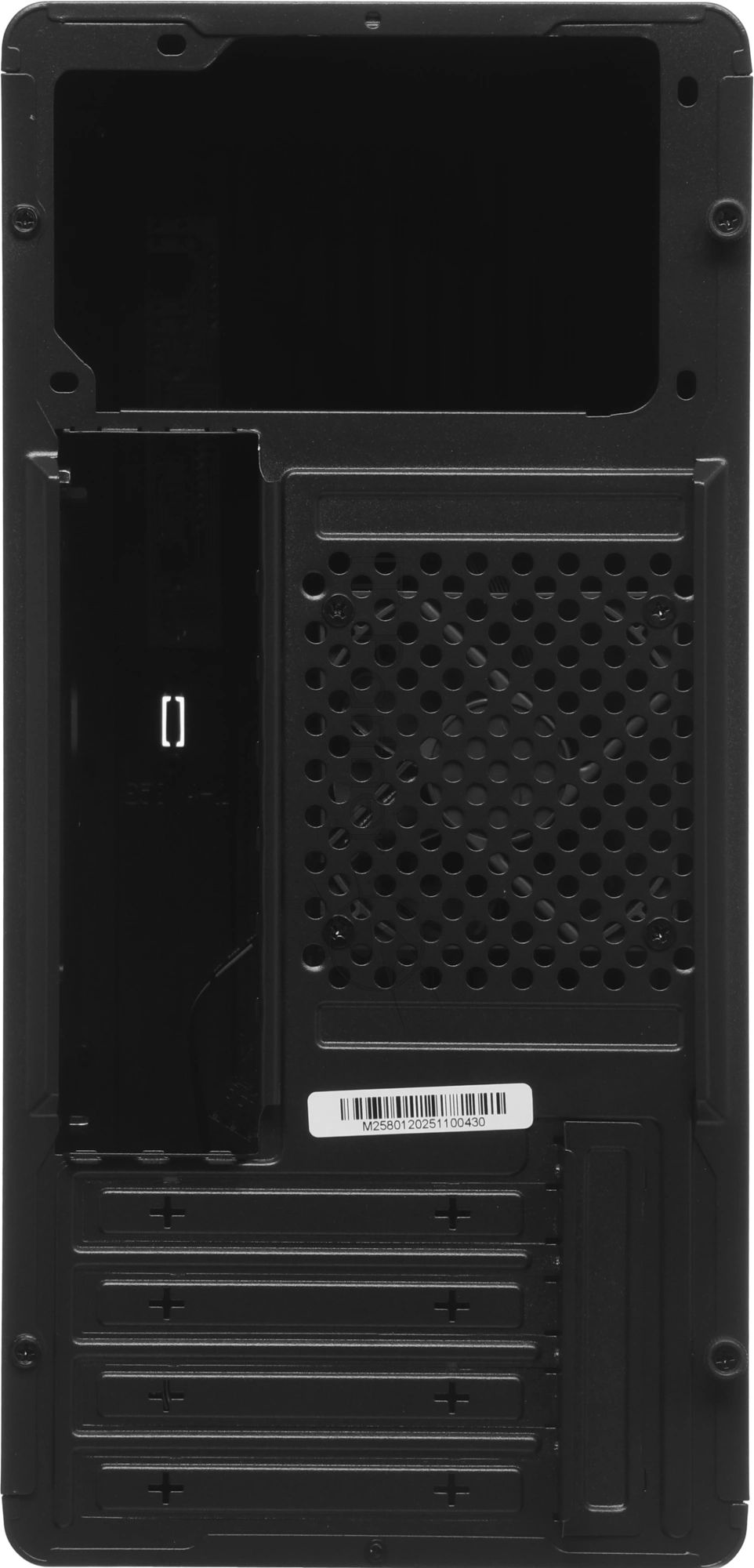 Компьютерный корпус Accord ACC-M258-01B черный без БП mATX 4x120мм 2xUSB2.0 audio