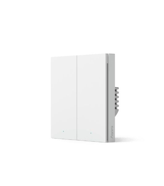 Выключатель умный двухклавишный Aqara Smart Wall Switch H1 (WS-EUK02)