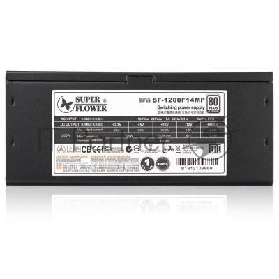 блок питания 1200 Ватт Super Flower Power Supply Leadex Platinum, 1200W, ATX, 135mm, 10xSATA, 8xPCI-E(6+2), APFC, 80+ Platinum, Full Modular