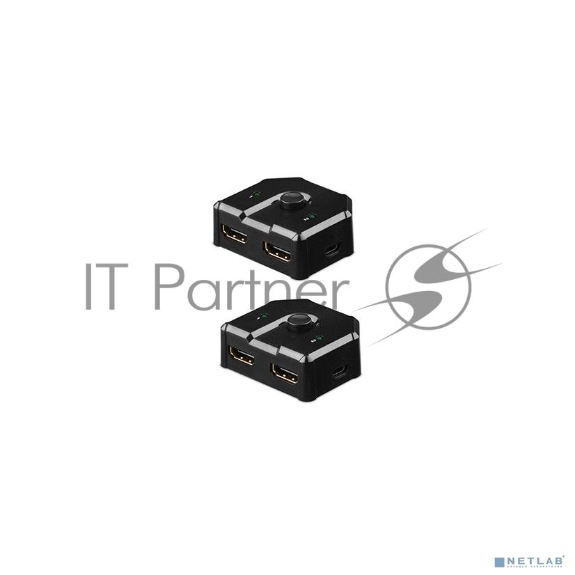 Переключатель Greenconnect HDMI 2.0, 2 к 1 Bi-Direction Switch серия Greenline