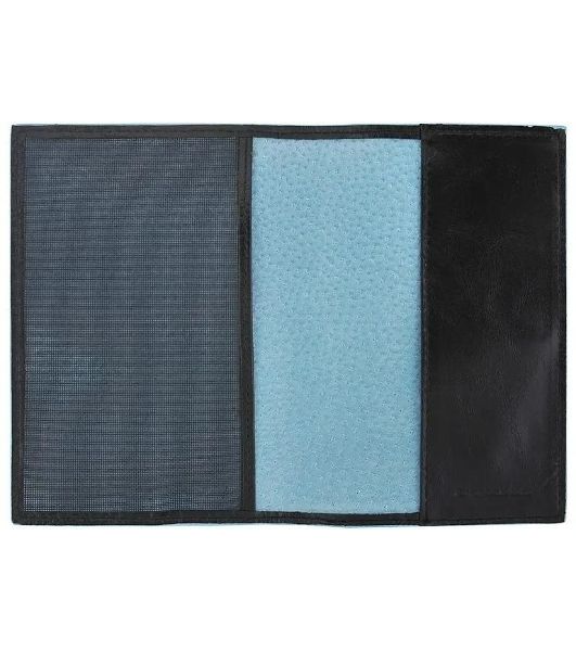 Обложка для паспорта Piquadro Blue Square PP5255B2/N, черный, натур.кожа