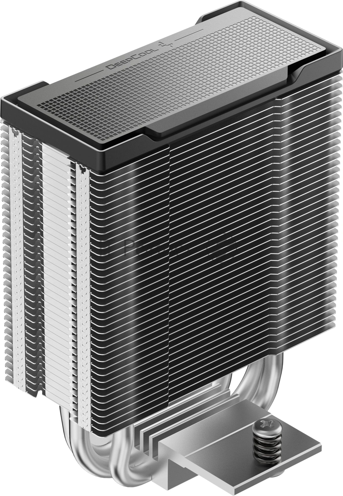 Кулер для процессора Deepcool AG300 G2 Soc-AM5/AM4/1200/1700/1851 серебристый/черный 4-pin 18-31dB Al+Cu 150W 350gr Ret (R-AG300-BKAMMG2)