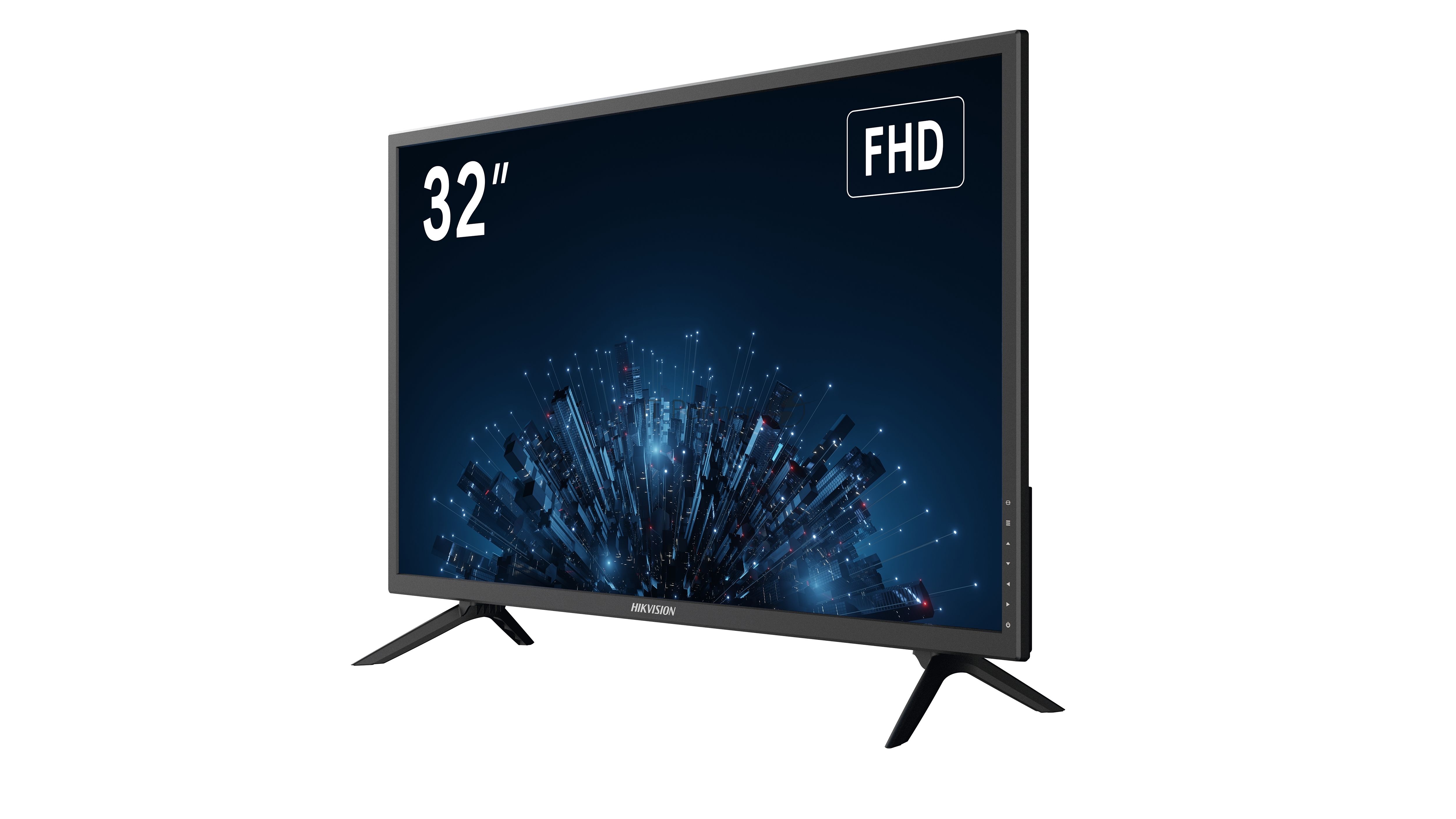 Монитор 32" Hikvision DS-D5032F3-1V0S VA 1920x1080, 75 Гц, 8 мс, 16:9, 300 кд/м², VGA, HDMI 1.4, 3.5 Jack, динамики (2x10 Вт), черный