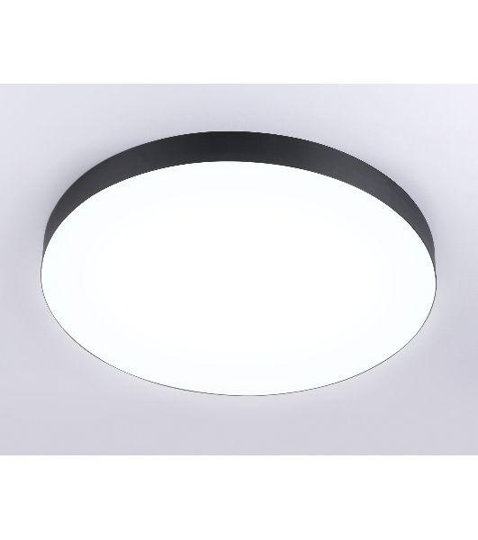 Потолочный светодиодный светильник Ambrella light FV5538 BK черный LED 90W 4200K D600*58 (Без ПДУ)