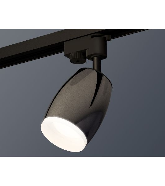 Светильник Ambrella light XT1123013 DCH/SBK/FR черный хром/черный песок/белый матовый MR16 GU5.3 (A2521, C1123, N7165)
