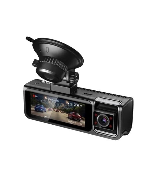 Видеорегистратор TrendVision Phantom 3CH GPS, 3840x2160, 2", с камерой заднего вида, GPS/ГЛОНАСС, Wi-Fi, G-сенсор, датчик движения