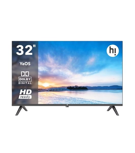 Телевизор Hi 32" HY-32H01FB черный LED HD 60Hz Smart TV YaOS 1GB/8GB