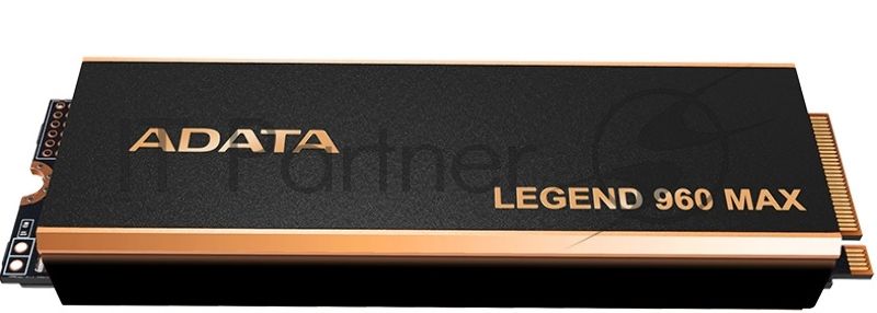 Накопитель SSD ADATA LEGEND 960 MAX, 2Tb, PCIe 4.0 x4, M.2 2280, NVMe, R/W 7400/6800, с радиатором