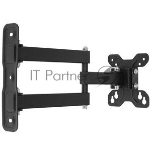 Кронштейн для телевизора Ultramounts UM960 черный 23"-65" макс.35кг настенный поворот и наклон