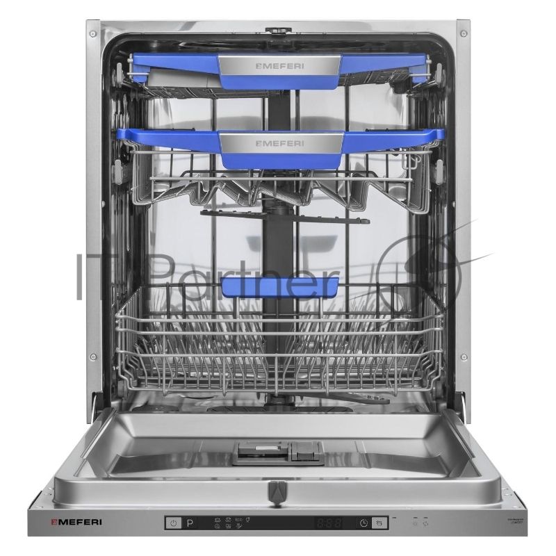 Встраиваемая посудомоечная машина Meferi MDW6073 Comfort, нержавеющая сталь, 59.8 см, 14 компл., 47 дБ, класс A