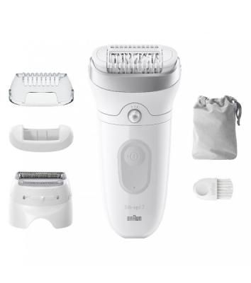 Эпилятор BRAUN SE7-041 белый/серебристый