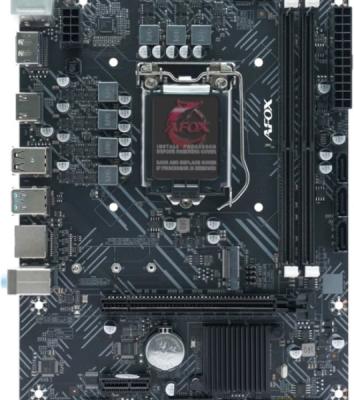 Материнская плата AFOX IH510D4-MA-V4, LGA 1200, Intel H510, 2xDDR4, 3xSATA, 1xM.2, 1xPCIe 3.0 x16, 1xPCIe 3.0 x1, 1xHDMI, 1xDP, 1x1Gb LAN, 2xUSB-A 5Gbps, 2xUSB-A 2.0, 3x3.5 мм, 5.1, mATX Материнская плата AFOX IH510D4-MA-V4, LGA 1200, Intel H510, 2xDDR4, 3xSATA, 1xM.2, 1xPCIe 3.0 x16, 1xPCIe 3.0 x1, 1xHDMI, 1xDP, 1x1Gb LAN, 2xUSB-A 5Gbps, 2xUSB-A 2.0, 3x3.5 мм, 5.1, mATX