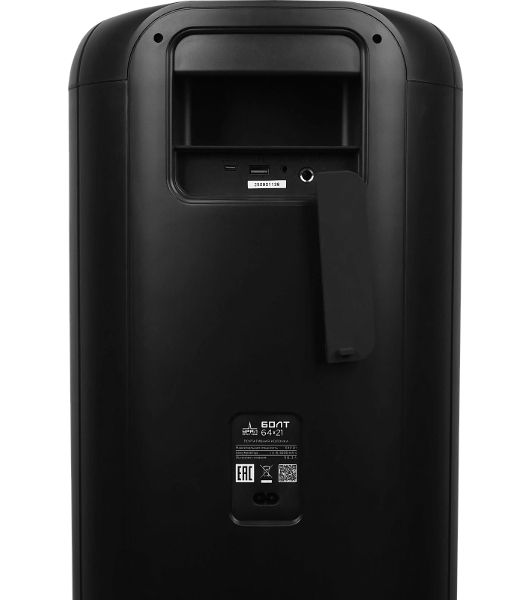 Портативная колонка Ural Болт 64х21 черный 640W 2.0 BT/3.5Jack/USB-C 10м 5200mAh (УРАЛ БОЛТ 64Х21)